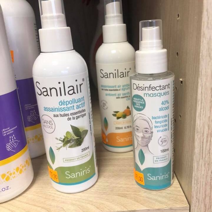 BOMBES AEROSOL BACTERICIDE AROMATISE